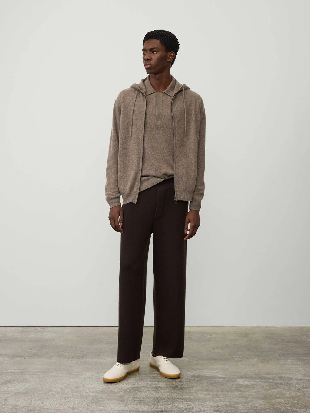 EMERSON HOODED ZIP SWEATER