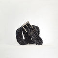 BRAIDED CALF LEATHER BELT
