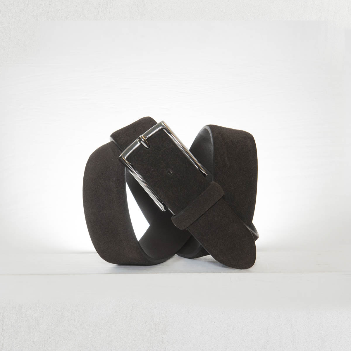 SUEDE CALF LEATHER BELT