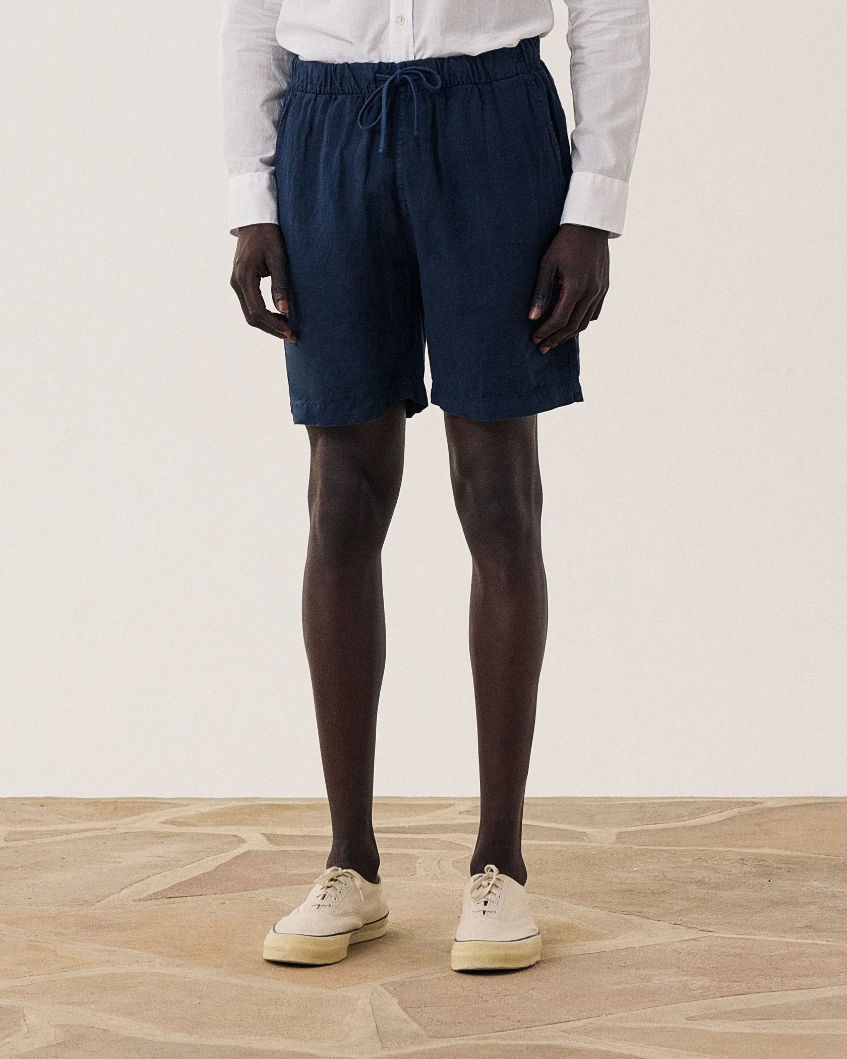 JOGGY LINEN SHORTS