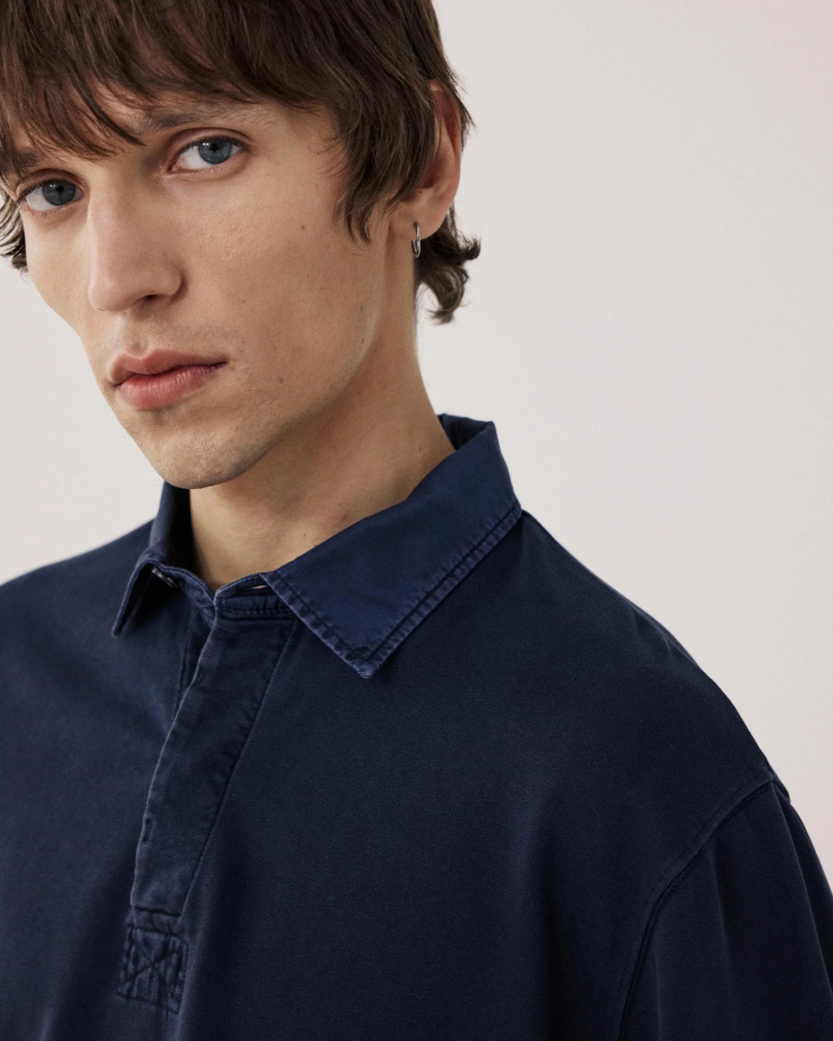 LIGHT FLEECE RUGBY SHIRT