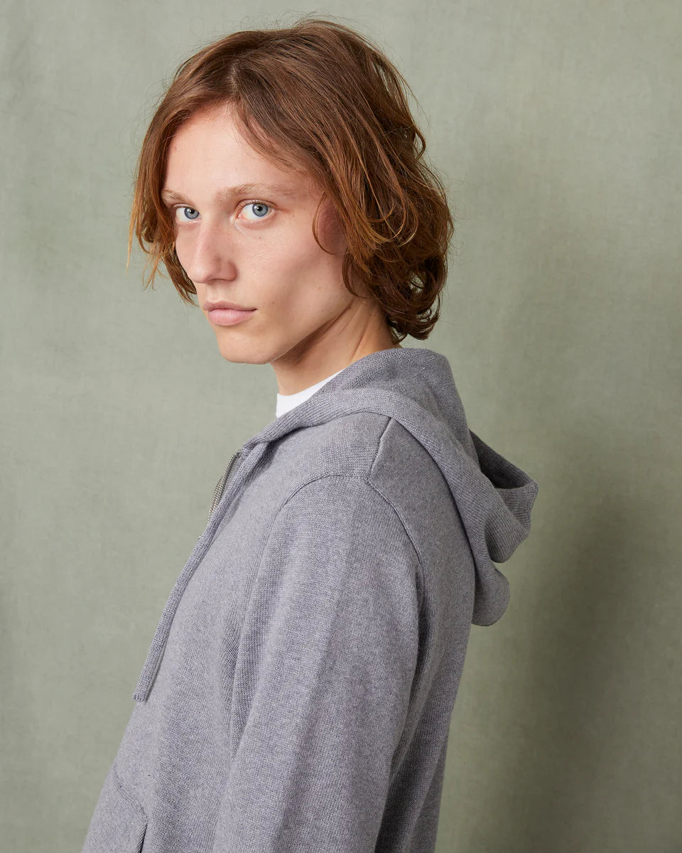 ZIPPED HOODIE