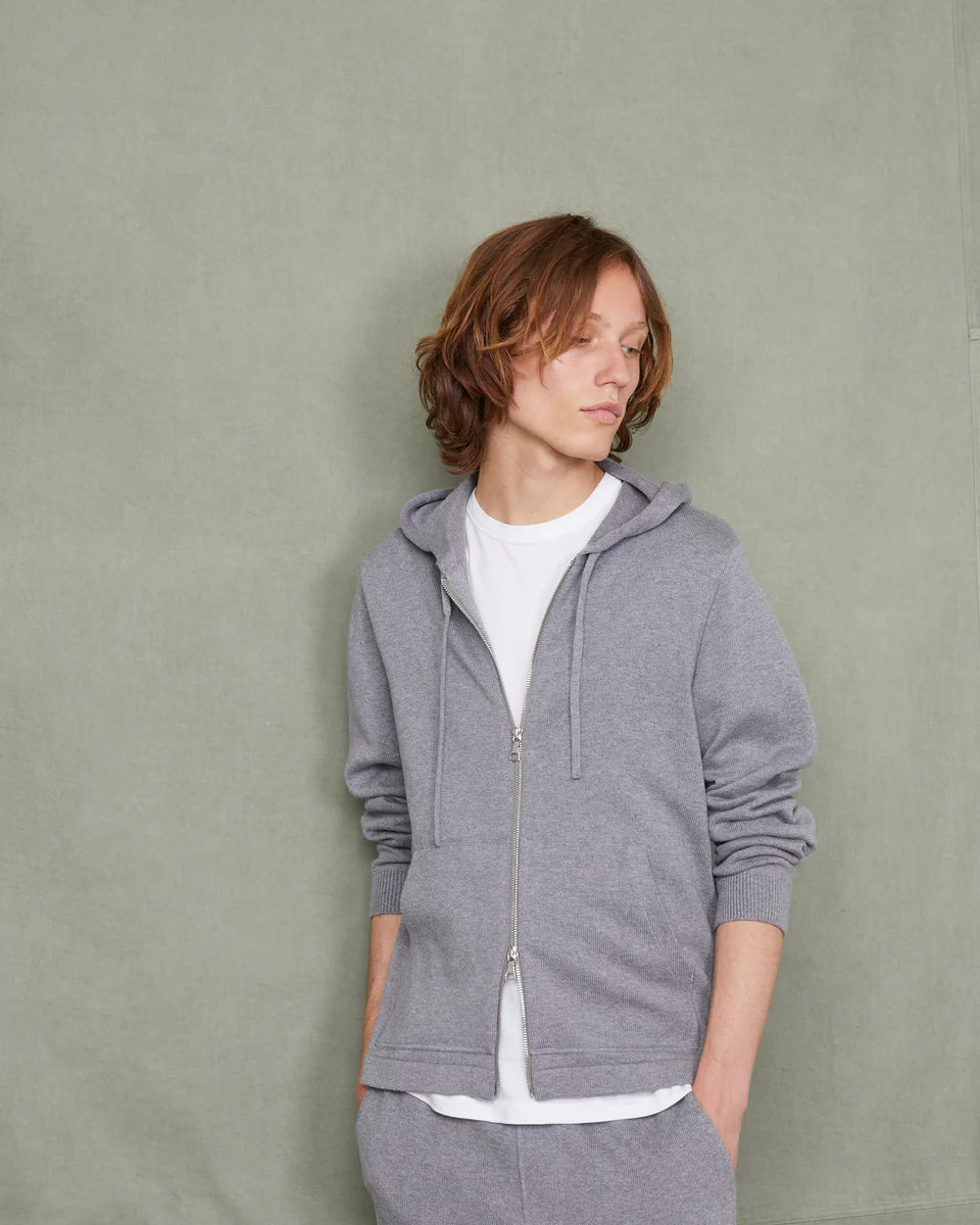 ZIPPED HOODIE
