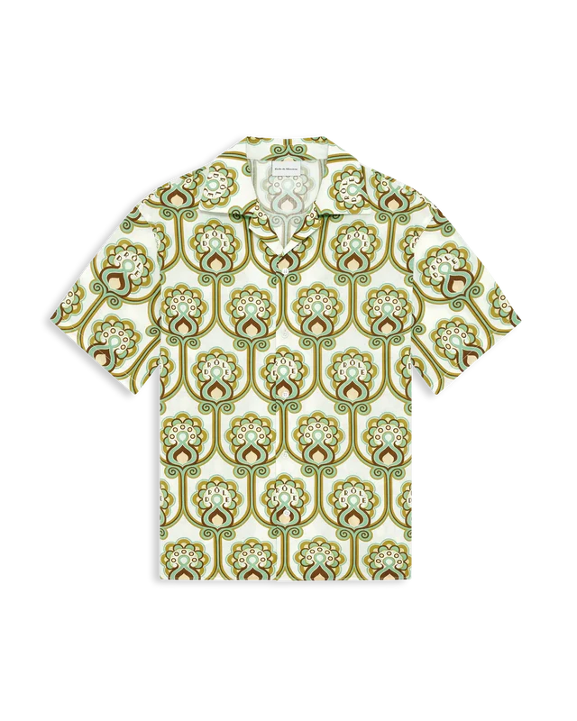 CHEMISE TAPISSERIE FLORALE LIN