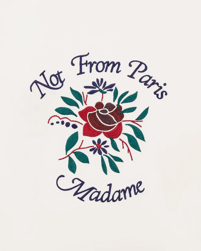 T-SHIRT MANCHES LONGUES SLOGAN ROSE