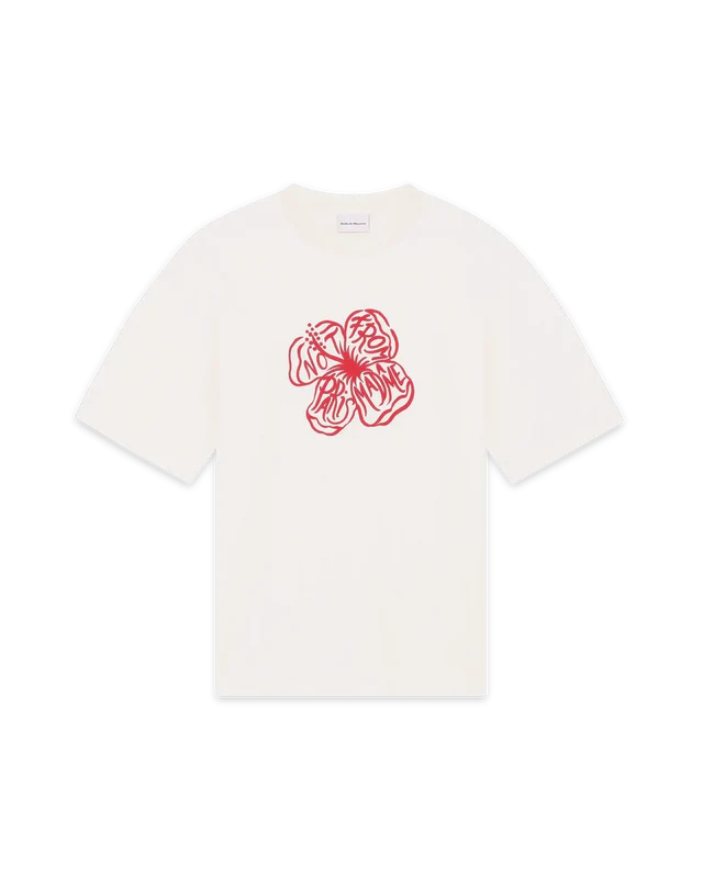 T-SHIRT SLOGAN HIBISCUS