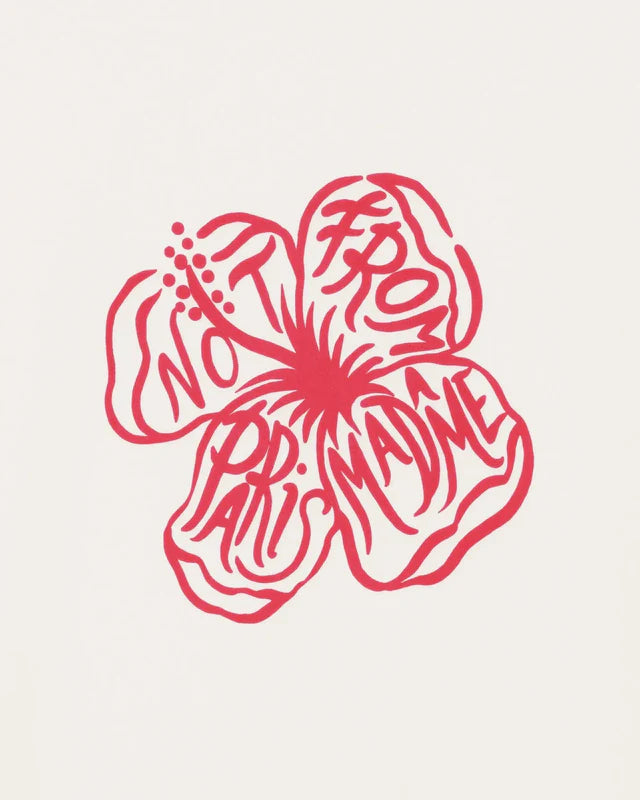 T-SHIRT SLOGAN HIBISCUS