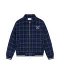 CHECK FLANNEL JACKET SLOGAN