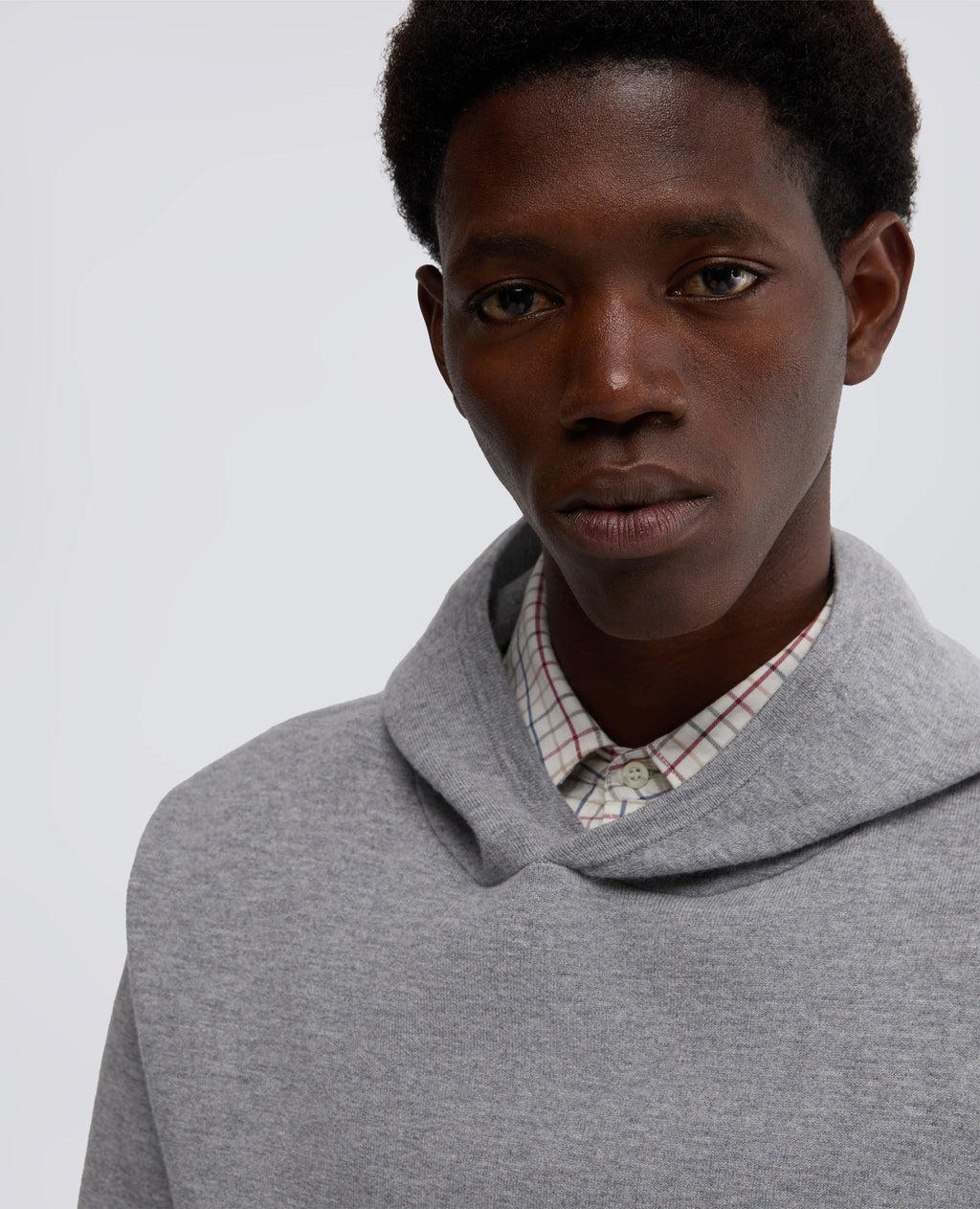 KNITTED HOODIE