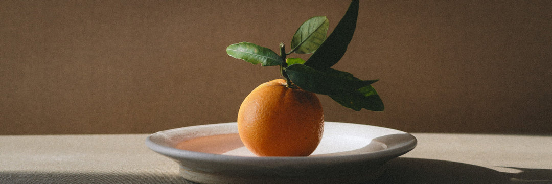 HANDBLOWN CANDLE MARMALADE