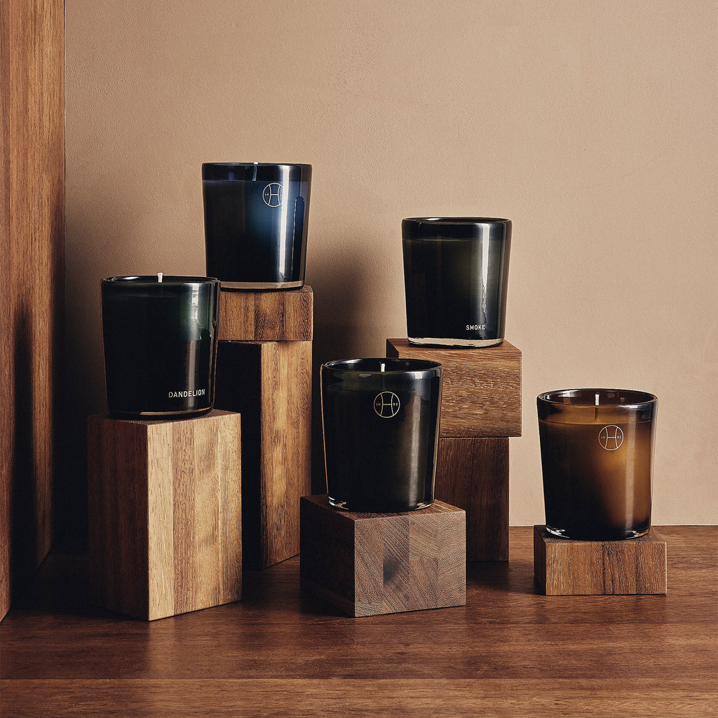 HANDBLOWN CANDLE MARMALADE